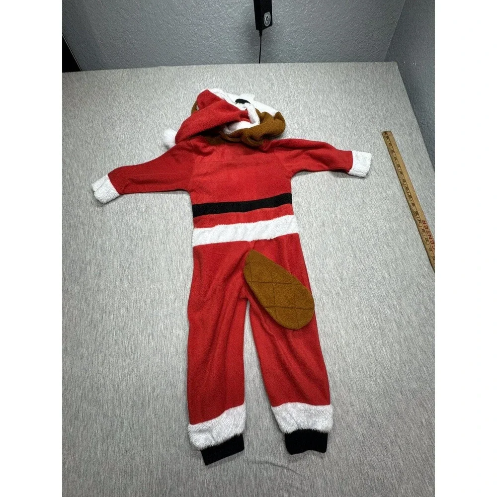BUC-EES Bucky Beaver Santa CHRISTMAS MASCOT COSTUME‎ Body Suit 3T